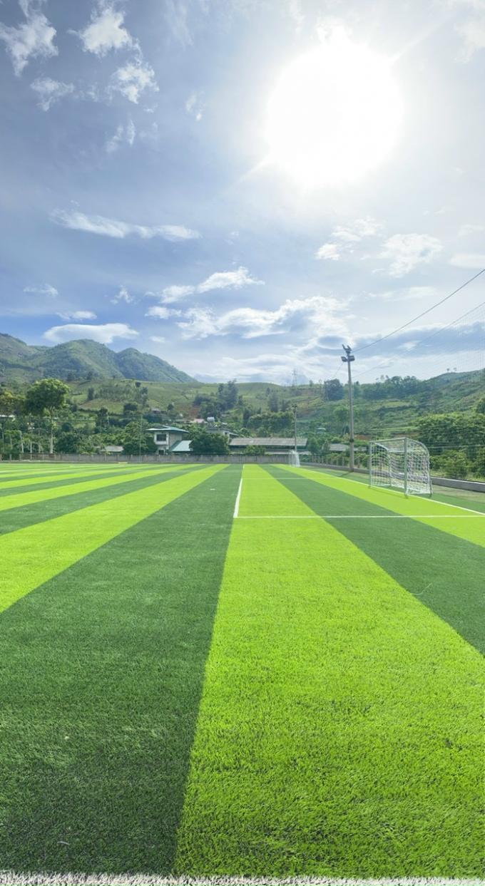 Dayanıklı Yapay Futbol Çim Futbol Sahası 50mm Yükseklik 0