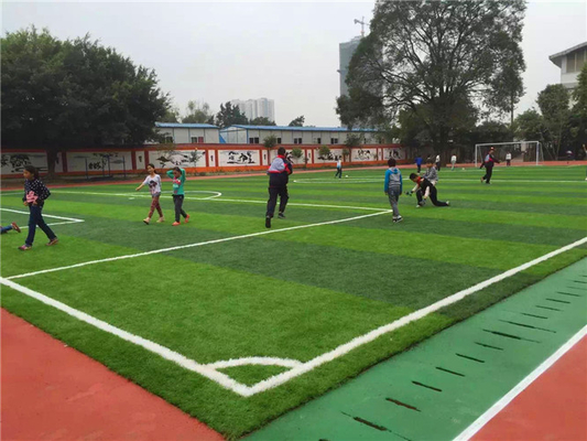 Çin Dayanıklı Sahte Çim Bahçesi Futbol Sentetik Çim Çevre Dostu Tedarikçi