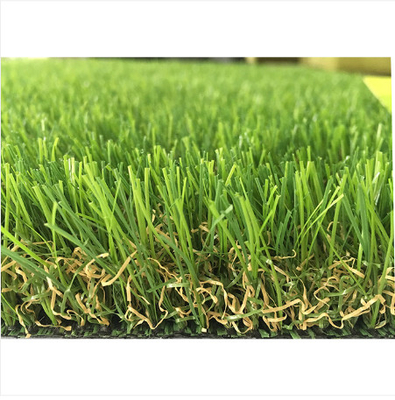 Çin 50mm Yükseklik Bahçe Sahte Çim Çift Dalga Monofilament İplik Tedarikçi