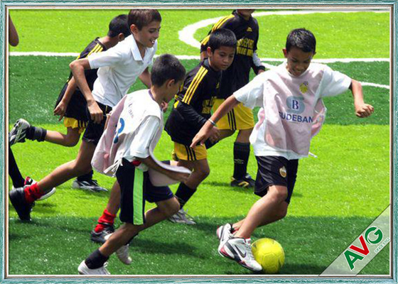 Çin Futsal için Dayanıklı Destekli PE Malzeme Suni Çim ile Açık Futbol Suni Çim Çim Tedarikçi