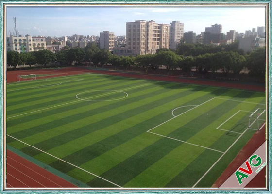 Çin Futbol Sahası Suni Çim Saha Yeşil + Elma Yeşili PE Monofilament Tedarikçi
