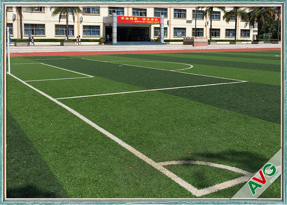 Çin Outstanding Smooth Football Artificial Turf / Grass 100% Recyclable Material Tedarikçi