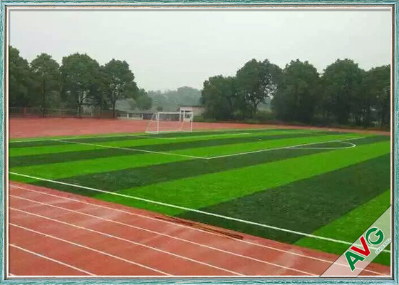 Çin FIFA Standard Anti UV Football Artificial Turf With Woven Backing Monofilament PE Tedarikçi