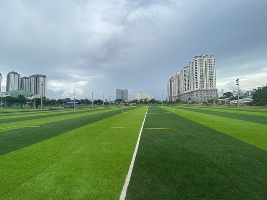 40mm Yükseklik Suni Futbol Çim Halı Aşınmaya Dayanıklı Tedarikçi